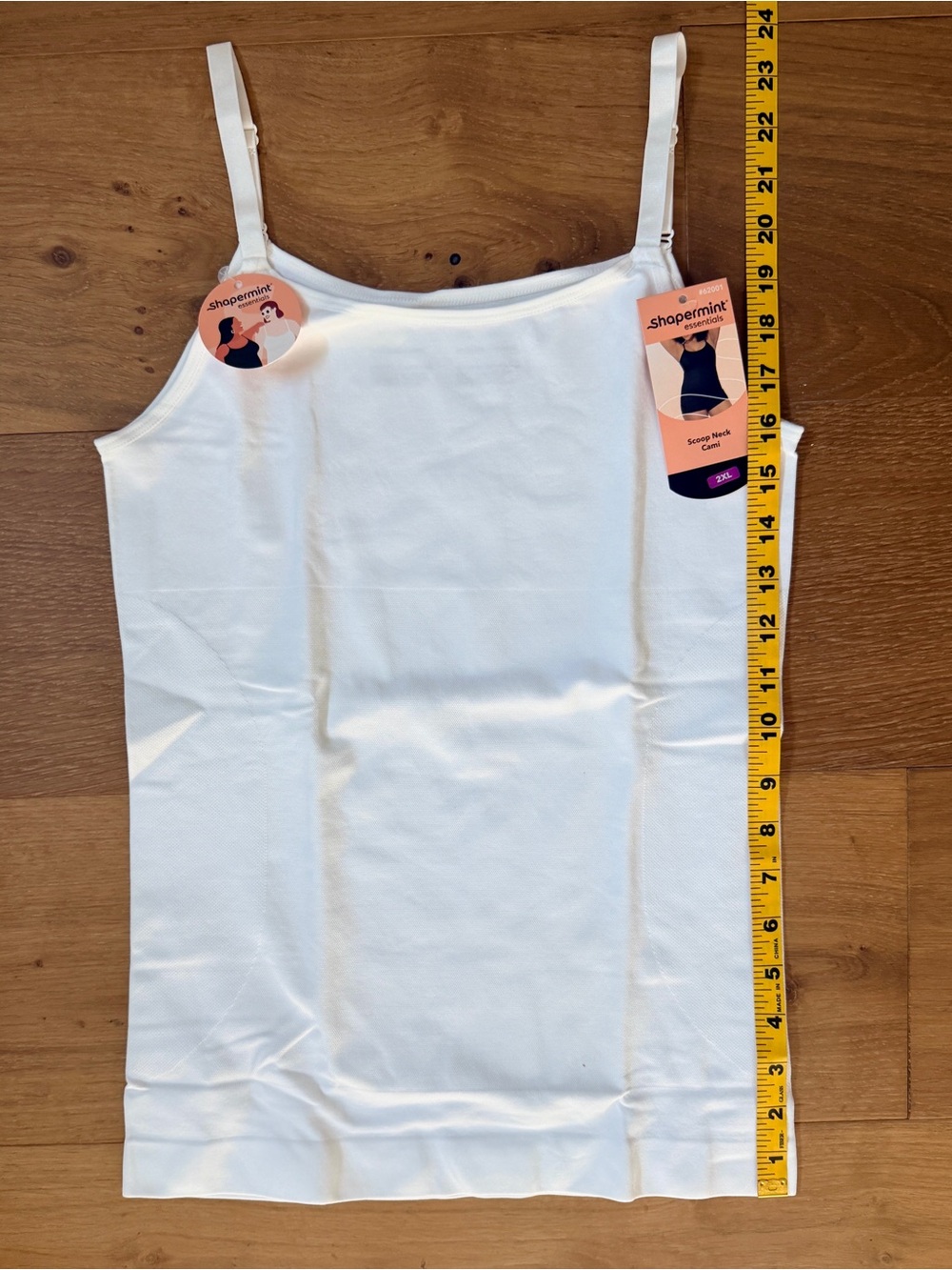 NWT Shapermint Essentials Cami Shapewear BUNDLE Scoop Neck Black White Cream XXL - Picture 9 of 16